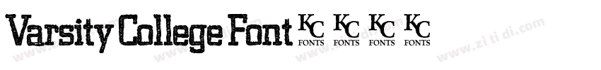 Varsity College Font字体转换
